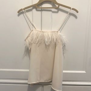 Zara Basic Collection Feather Blouse